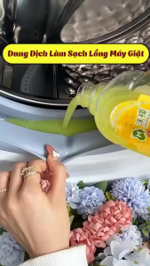 Siêu rẻ - Chai dung dịch vệ sinh lồng máy giặt 500ml nước tẩy vết bẩn vệ sinh lồng máy giặt giá rẻ nước tẩy rửa lồng giặt cao cấp 500ml vàng