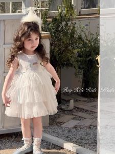 Princess Birthday Cake Skirt Girls Summer Clothing Dress Childrens Tulle Dress Toddler Kids Clothing New Arrival