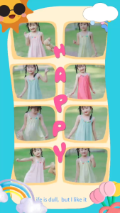 Đầm Yếm 2 Dây Bé Gái Tamiuy Chất Cotton Mềm Mịn Cho Bé 10-38kg