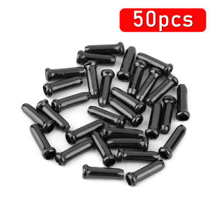 PINMOAP 50PCS Bicycle Cable Tube Tail Cap Variable Speed Brake Cable Core Cap Aluminum Alloy Cable Core Cap Bicycle Accessories
