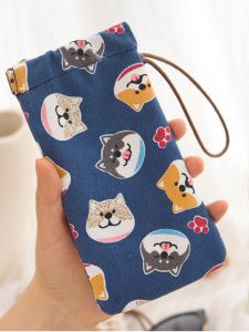 Portable Sunglasses Bag Womens Cute Protective Case Lightweight Storage Pouch for On-The-Go Eye Wear Zipper Closure