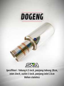 KNALPOT HKS RACING MOBIL SNA type DOGENG