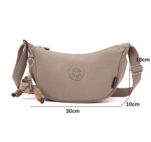TAS SELEMPANG WANITA SLINGBAG NYLON WATERPROOF TAS BAHU ADJUST TAS SELEMPANG BESTSELLER 2RESLETING TAHAN AIR COD FREE GANTUNGAN MONKEY