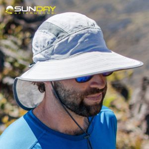 Outdoor Sun Hat for Men and Women from Sunday Afternoons Casual Style with Large Eaves Foldable Polyester Hat for Hiking Fishing and Travel