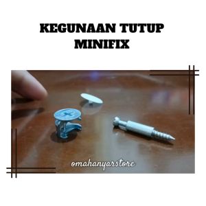 Tutup Skrup Sekrup Cover Minifix Olimpik MF-15 1 bks isi 100