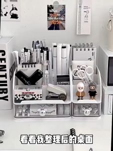 กล่องเก็บอุปกรณ์ แบบลิ้นชัก กล่องจัดระเบียบโต๊ะเครื่องแป้ง | ที่วางของอเนกประสงค์ เพิ่มพื้นที่ในการจัดเก็บ | กระบวนการเก็บอุปกรณ์ กล่องเก็บ ลิ้นชัก