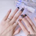 Móng tay giả ngắn vuông trơn móng tay giả ngắn kèm keo móng tay giả ngắn kèm keo màu đẹp - Gồm 24 móng tay giả + Tặng 1 keo dán móng + Tặng 1 cây dũa móng. 