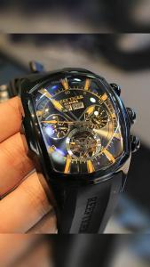 ออโรร่าชุดถังอเนกประสงค์นาฬิกาสำหรับผู้ชายปีวันอาทิตย์นาฬิกาข้อมือผู้ชาย3069