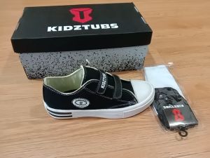 Sepatu Sekolah Anak Laki-laki & Perempuan Warna Hitam Umur 6-10 Tahun PAUD TK SD SMP-KIDZTUBS1018122923