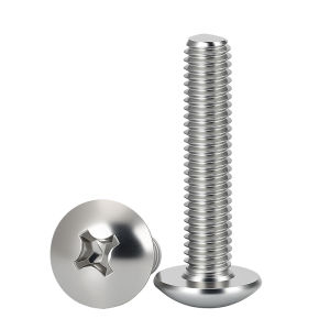 LANGSIMING | Black Zinc Plated Stainless Steel Flat Screws