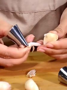 Dụng Cụ INOX Bóc Tách Hạt Ngũ Cốc Rau Củ Quả - Bọc Bảo Vệ Ngón Tay