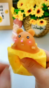Smile - Mainan Squishy TIKUS Karet / POP UP TIKUS Karet Silikon Squeeze
