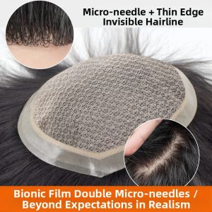 KEQIAO | Invisible Natural Hair Replacement Patch For Men