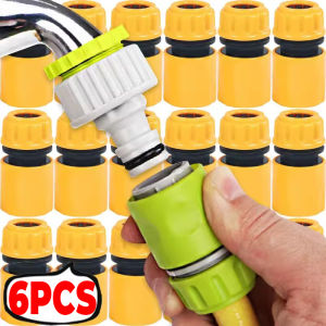6PCS Car Washer Adapter Hose Quick Connector Garden Faucet Water Pump Filter Pipe Extender Home Hose Tube Irrigation Repair Supplies