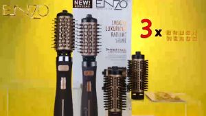 Lược điện ENZO 743 thương hiệu italia  xoay 360 độ tự động đảo chiều  lược điện 5 in 1  sấy tóc  uốn tóc  tạo phồng