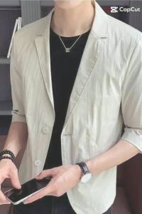 áo khoác áo khoác nam mùa hè phong cách vest cực chất trẻ trung và cá tính chất vải siêu thoáng mát mặc thoải mái màu sắc giản dị mà lịch lãm -T8