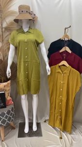 DASTER POLOS LENGAN PENDEK BAJU MODERN DASTER FULL KANCING