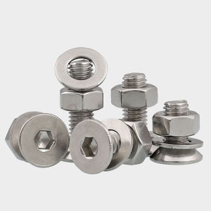 Bộ Vít Đầu Chìm Bằng Thép Không Gỉ 304 Ổ Cắm Lục Giác Có Đệm Phẳng Bộ Hoàn Chỉnh Cho Phần Cứng/dụng Cụ
