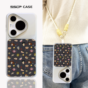 SHUXIE | Simplified and Cartoonish High-Grade Leather Phone Case