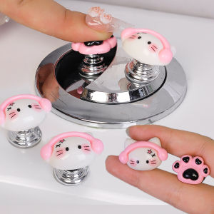 【On Sale】ปุ่มกดสำหรับห้องน้ำแมวสุดสร้างสรรค์ตู้เก็บน้ำสำหรับห้องน้ำอุปกรณ์ภายในบ้าน