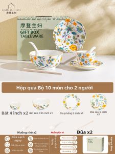 MODERN SWEETHOME | Bộ Dụng Cụ Ăn Làm Quà Cưới Đính Hôn Tặng Nhà Mới