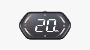 RYSJM | (HUD) Head-up display G22 GPS On-board Computer KM/H MPH Digital Speed Windshield Projector For All Cars with Green Glod Light