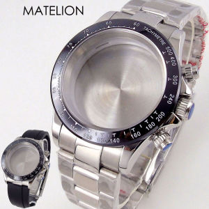 VK63 นาฬิกา 39 มม.สําหรับ Speed Master รุ่นนาฬิกาผู้ชายสําหรับ VK63 VK64 การเคลื่อนไหวควอตซ์ MOD กรณี Sapphire chronograph นาฬิกาหยุด