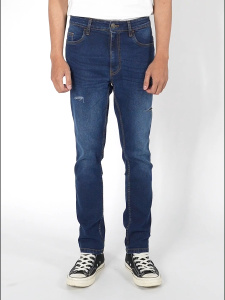 Greenlight Celana Denim Panjang Pria Slim Fit Ripped Jeans Layne HP-C010725