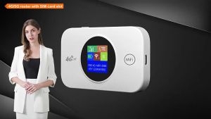 Mini Wifi Portable Pocket Poket 4G/5G Sim Card Wifi Extender Mifi Modified Unlocked Wifi Modem Pocket Mifi Modem Pocket Rechargeable Battery