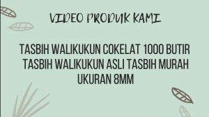 Tasbih Walikukun Cokelat 1000 Butir tasbih walikukun asli tasbih murah ukuran 8 mm & lainnya