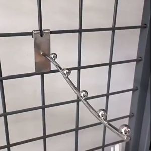 IGD || Hooks Organizer Wave for Wire Mesh/ Grid Panel Display Hook | sold per piece ( 5 balls/ 7 balls)