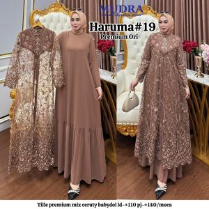 MD SET DRESS OUTER ARUM SET DRESS BY MUDRA SPA SETELAN HIJAB JENAYA SET DRESS OUTER FREE HIJAB NEW BEST SELLER TERLARIS BAJU SETELAN WANITA DRESS GAMIS SET HIJAB BAJU MUSLIM LEBARAN By Spassy