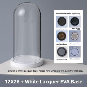 Modern Simplicity EVA Butterfly Specimen Display Box Ball Shaped Glass Cover Figurine Ornament Desktop Decoration Creative Home Decor