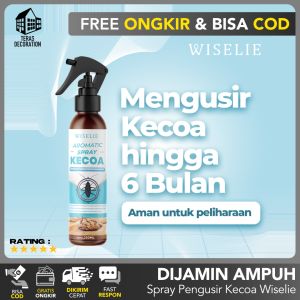 WISELIE PENGUSIR KECOA (100% AMPUH) Cairan Spray Anti Kecoa Kamar Mandi Rumah dan Kendaraan Disinfectant Dijamin Kecoa Pergi Obat Semprot Anti Hama Pembasmi Serangga Nyamuk Lalat Racun Pembunuh Kecoak SUPER AMPUH