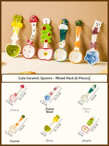 Mr.Snail | Cute Ceramic Personal Spoons