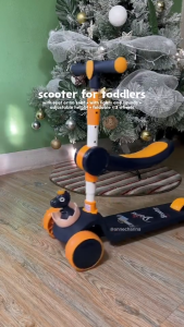 Kids scooter skuter budak Adjustable Balance scooter for kid Lifting Folding Flash Music LED Light Skuter Gift