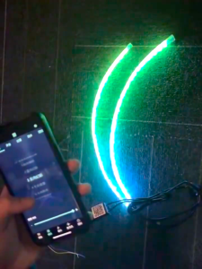 AUTO.8 ไฟ LED RGB LED Daytime Running Lights | เปลี่ยนสีได้หลายสี สามารถควบคุมสีไฟผ่านแอพพลิเคชั่นได้ ชุดไฟภายใน 12V LED 2 สี RGB เหมาะสำหรับรถยนต์และยานพาหนะส่วนใหญ่ ไม่มีไฟเลี้ยว