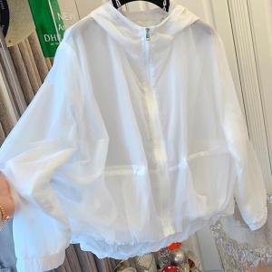 Áo Chống Nắng Ice Silk Cho Nữ 2025 Mới Chống Tia UV Ngắn Có Mũ Trùm Đầu Thiết Kế Độc Đáo Thời Trang Thường Ngày Áo Khoác Ngoài