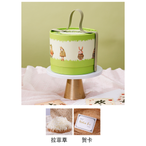 Cartoon Birthday Gift Box Baby Full Moon Party Favors Box Boys Creative Premium Empty Box Square Cardboard Wedding Supplies