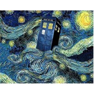 Kayou | Oil Painting by Number Kit Colorful Van Gogh Style Fantasy Landscape Art Canvas Wall Art for Adults DIY Home Decor Gift