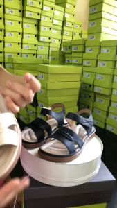 Sandal nữ chính hãng Siketu quai dán tiện lợi đế bằng cao 3cm thoải mái vận động di chuyển đi học đi làm đi chơi