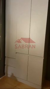 SABRAN Simple Large Wardrobe Bedroom Storage Cabinet Wardrobe With Drawers
