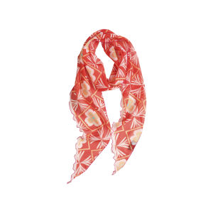 YINGMEI | Silk Scarf for Women Red Silk Neck Scarf