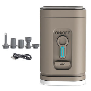【Chinatera】Camping Light ปั๊มลมไฟฟ้า 1200mAh เครื่องอัดอากาศแบบพกพา 100LM กลางแจ้ง Inflatable ปั๊มสำหรับ Air เรือแหวนว่ายน้ำ