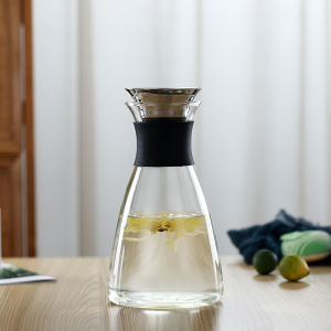 Heat-Resistant Explosion-Proof Glass Cold Water Bottle European Style Danish Solo Water Pitcher Thickened Cold Boiled Water Water Glass Pot