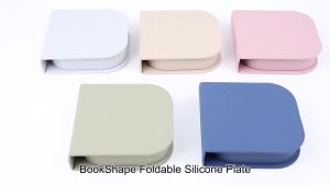 Joyeaze Silicone Fold-to-Go Plate - Peralatan Makan Anak