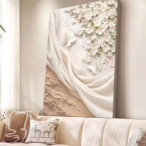 RUIBAHAO | Cream Style Embossed Texture Wall Art