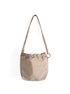 Dotlyn Korean Style Special-Interest Design Lightweight Leisure Bucket Bag 24 Years New Arrival Pure Color Waterproof Easiest for Match Womens Shoulder Bag