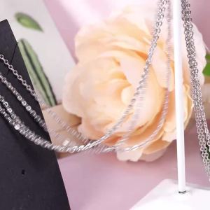 10 Meters 2 Meters Gold Color Stainless Steel Necklace Chains For Jewelry Making Findings DIY Necklace Chains Materials Supplies
