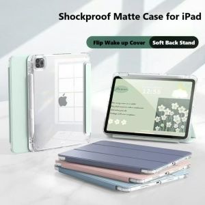 2026 Case for iPad A19 12th A16 11/10th 11" Air 8 11 M4 M3 4 5 10.9 7/8/9th10.2 Mini 6 7 8.3 9.7 Pro 11 with Pencil Holder Cover